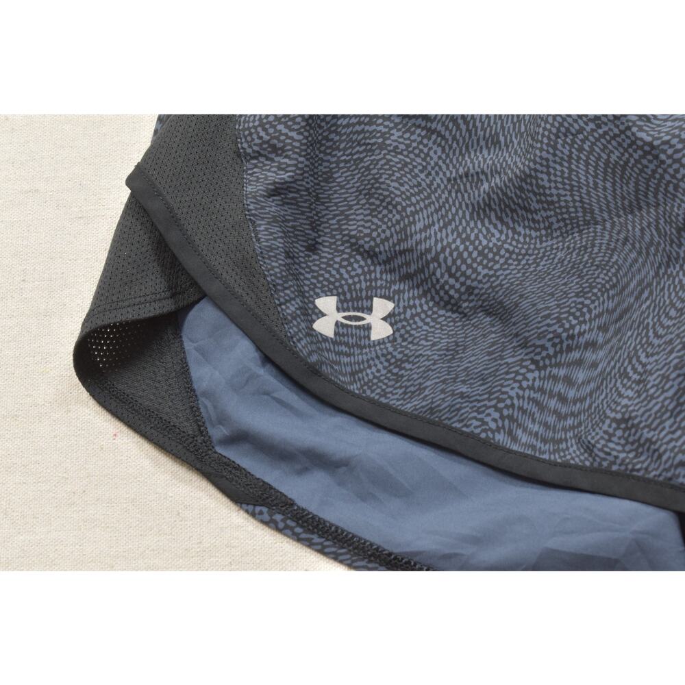 Under Armour Women's HeatGear Fly By 2.0 Running Shorts Gray Printed Size Large - Picture 5 of 8